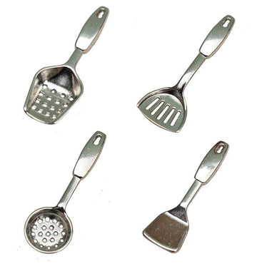 EatingBiting 1:12 Scale 1/12 mini Furniture minihouse Kitchen Utensil Four-Piece House Cooking Micro Scene Kitchen 4Pcs Set Kitchenware Miniature
