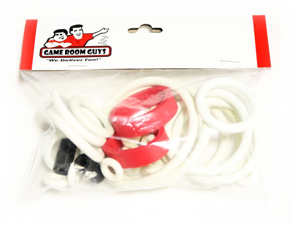 Game Room Guys Data East Laser War Pinball White Rubber Ring Kit