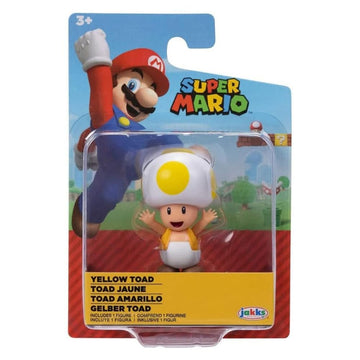 SUPER MARIO Mini Action Figure 2.5 Inch Yellow Toad Collectible Toy