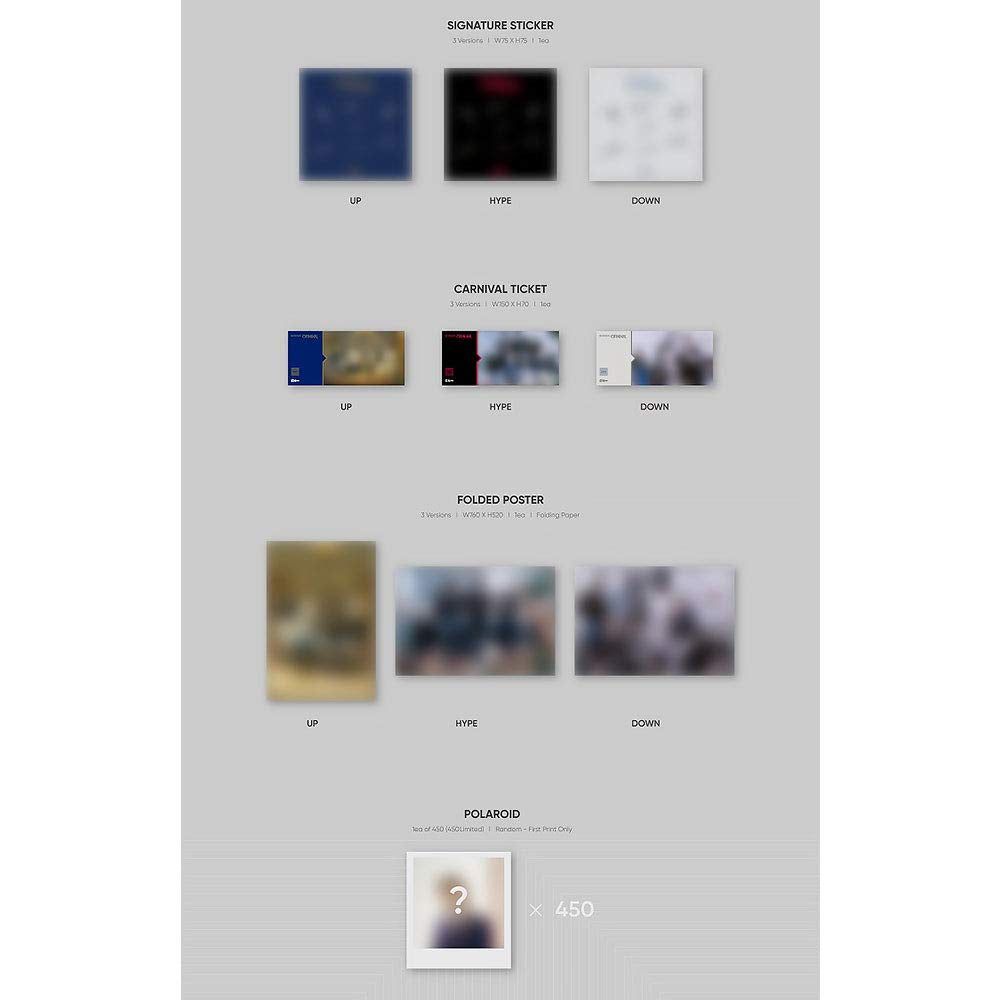 ENHYPEN - BORDER : CARNIVAL (2nd Mini Album) Album+Extra Photocards Set (HYPE ver.) ys/m
