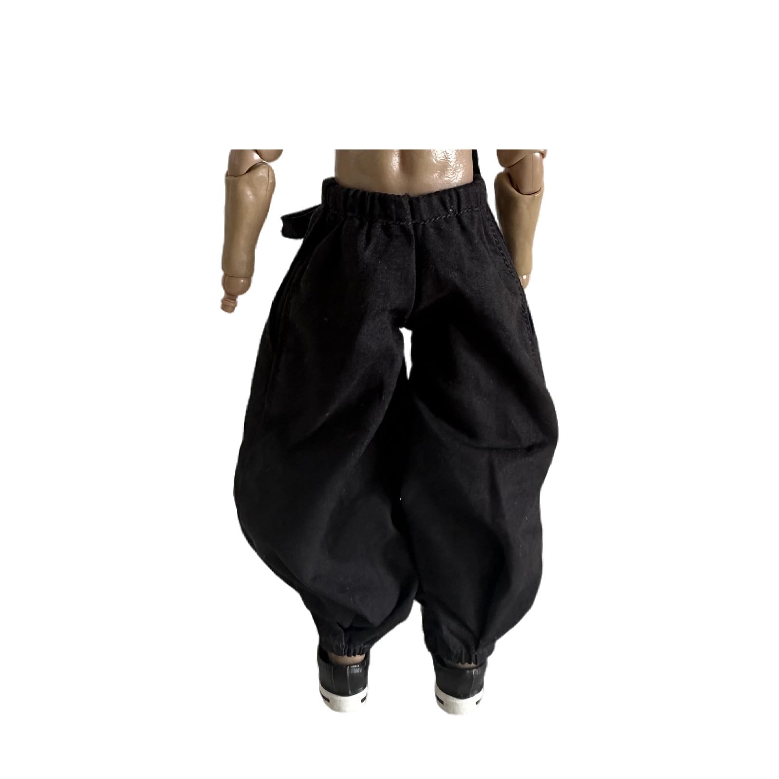 1/12 Action Figure Clothes,Lantern Pants for 6" Male Action Figure,fits Well for 1/12 Scale Figures. (Black Latern Pants)