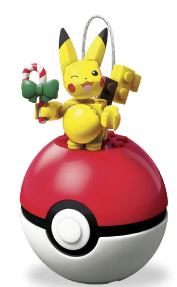 Mega Construx Pokemon Candy Cane Pikachu Building Set