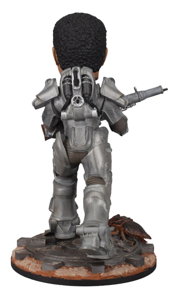 Royal Bobbles Fallout TV Series Max in Power Armor - Collectible Bobblehead Statue