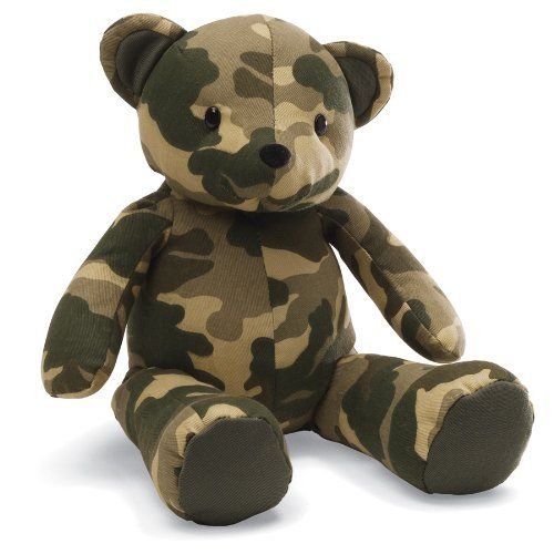 Gund Greetings My Hero Wears Camo Green