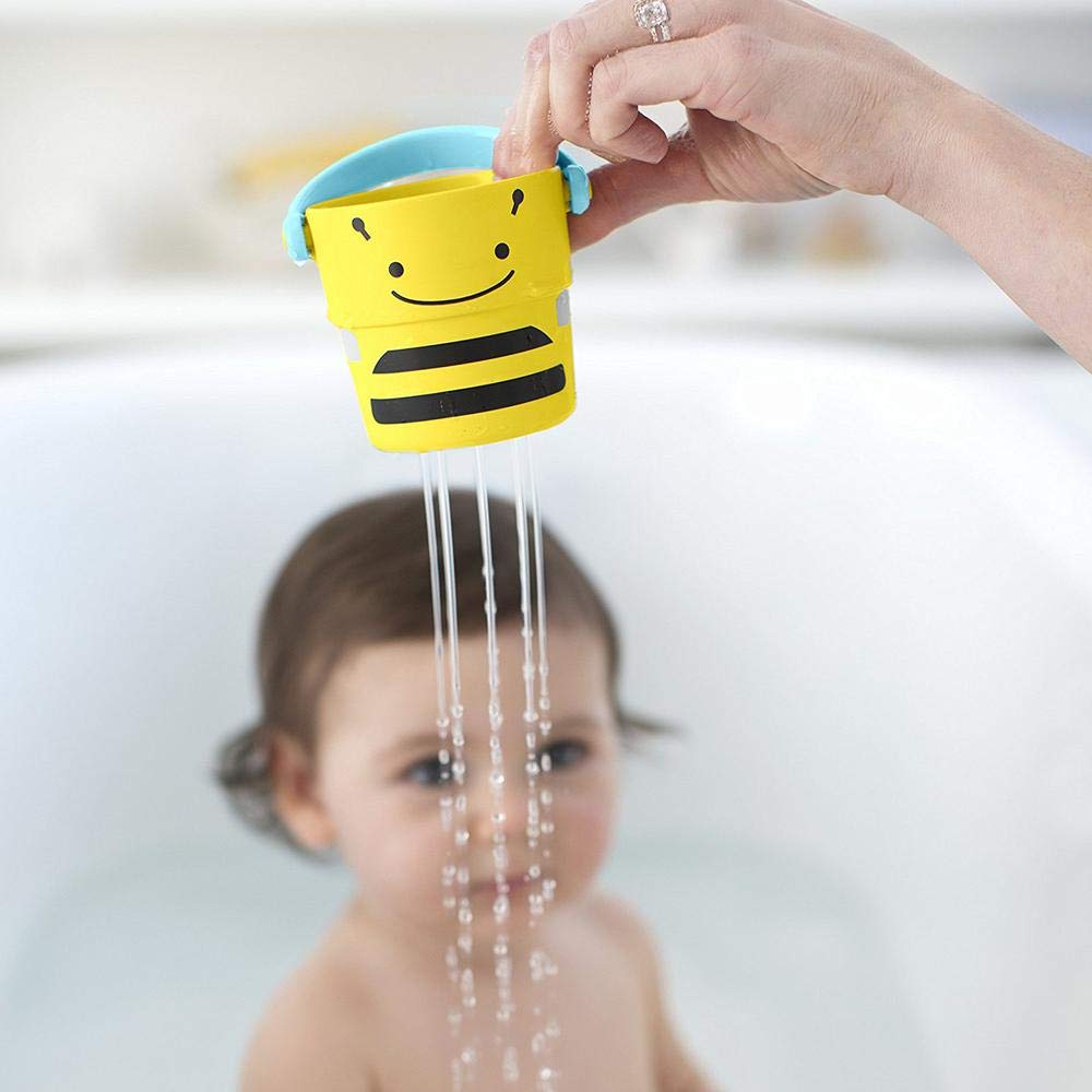 Skip Hop Zoo Stack and Pour Buckets, Rinse Cups, Multi