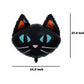 25.6" Black Cat Balloons - Cat Head Foil Balloon Decoration for Halloween Birthday Baby Shower Animal Party Day of Death Decor Supplier 3PCS