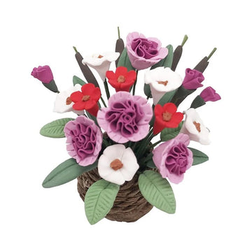 1Pc 1/12 Miniature Plants and Flowers Dollhouse Decoration Accessories, DIY Micro Landscaping Decor