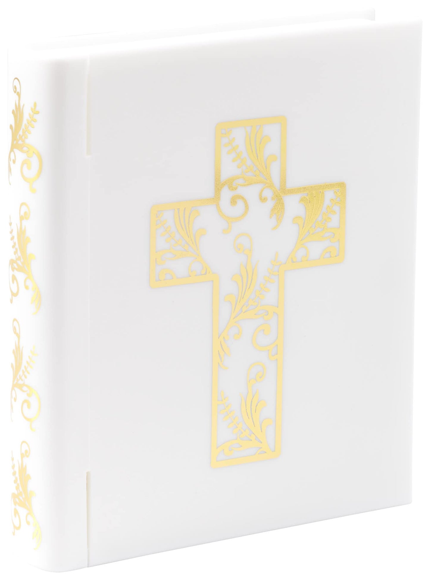 Religious Bible and Cross Cake Topper