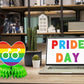9PCS Pride Honeycomb Table Centerpiece Pride Day Decorations Rainbow Honeycomb Centerpiece LGBT Love is Love 3D Table Toppers Centerpiece Signs