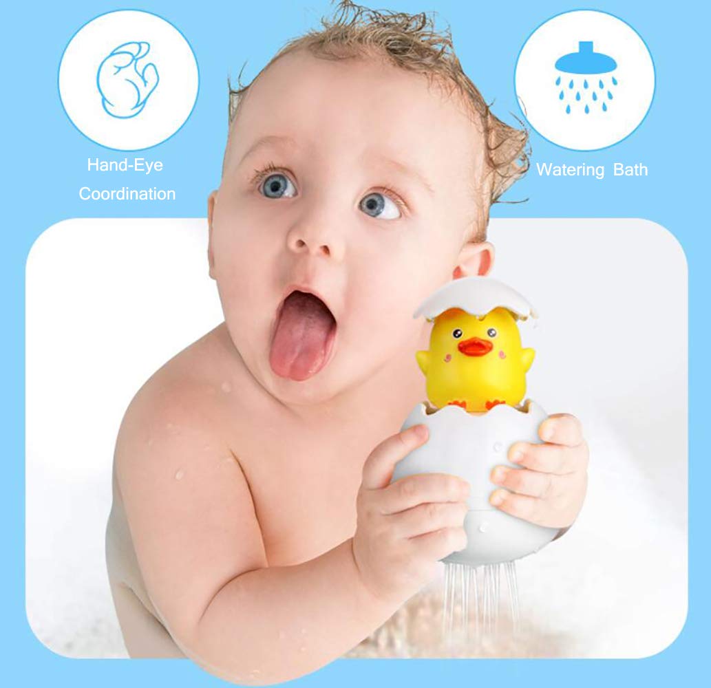 Easter Eggs Basket Stuffers,Baby Bath Toys for Toddlers 1-3 Old Years,Sensory Toys Kids Bathtub Hatching Swimming Pool Bath Toy Gifts for Infants Boys