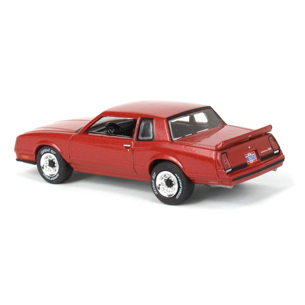 Greenlight 1/64 1985 Chevrolet Monte Carlo SS, Burgundy, Midwest Diecast 51566-A
