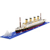 Kadablk Architecture RMS Titanic Cruise Ship Model Construction Set, 1880 PCS, Building Blocks, Micro Blocks, Mini Bricks for Adults and Teens