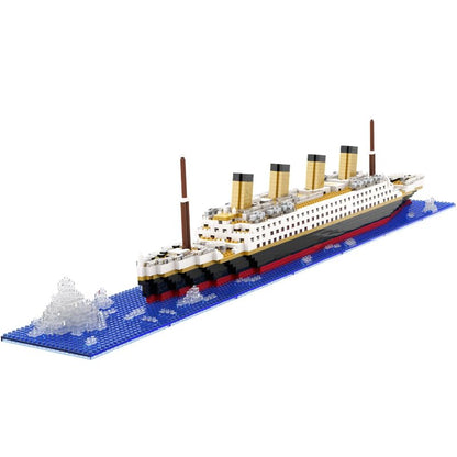 Kadablk Architecture RMS Titanic Cruise Ship Model Construction Set, 1880 PCS, Building Blocks, Micro Blocks, Mini Bricks for Adults and Teens
