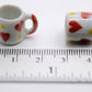 10 Love Coffee Mug Tea Cup Dollhouse Miniatures Food Kitchen