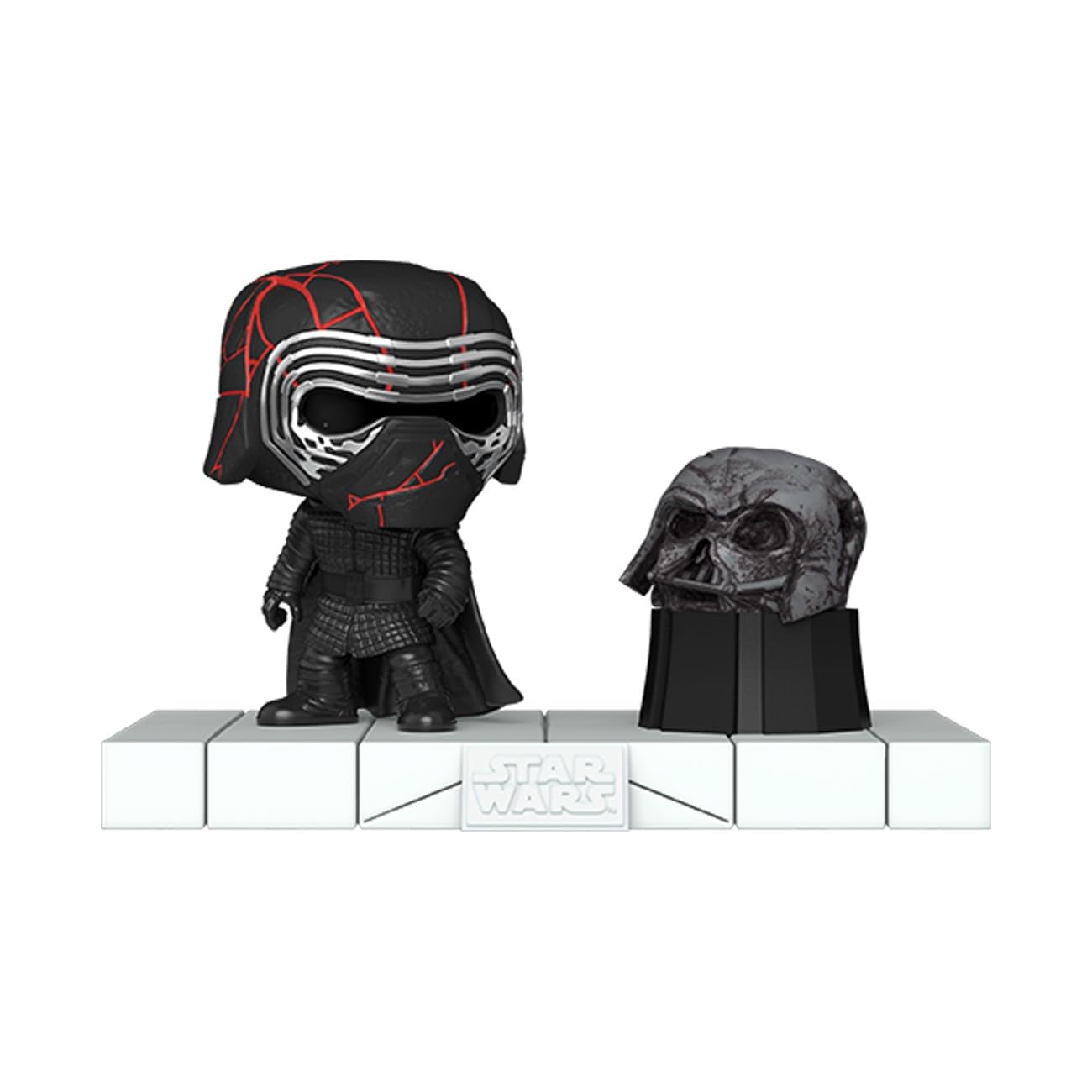 Funko Pop Deluxe: Star Wars: Star Wars Darkside - Kylo Ren with Darth Vader's Helmet - Collectable Vinyl Figure - Gift Idea - Official Merchandise -