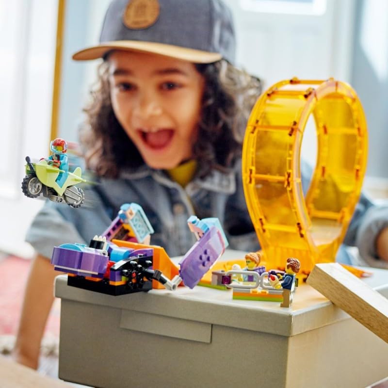 Lego City Stuntz Smashing Chimpanzee Stunt Loop 60338 Building Toy Set for Boys, Girls, and Kids Ages 7+ (226 Pieces)