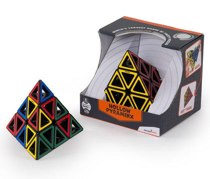 Meffert's Hollow Pyraminx - The Original Transparent Tetrahedron Brainteaser Puzzle from Recent Toys - Travel Friendly Fun for Ages 9 to Adult