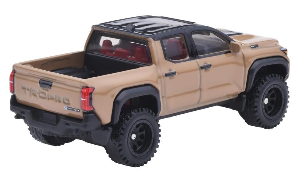 Hot Wheels Boulevard 2024 Toyota Tacoma TRD Pro Ride On Toy Mini Car Ages 3+ Brown JBL08