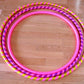 Sports Hoop DIY Hoop 2B, 1.8 lb Large, Pink, 2 Tapes Included, Fat Loss