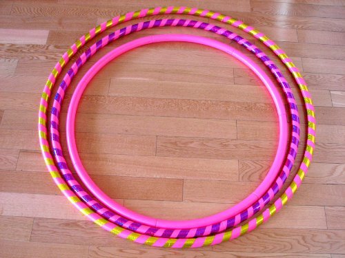 Sports Hoop DIY Hoop 2B, 1.8 lb Large, Pink, 2 Tapes Included, Fat Loss