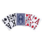Bicycle Large Print Bridge Size Playing Cards - Easy-to-Read Deck for Seniors - Red or Blue