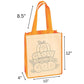 Fun Express Color Your Own Medium Christian Halloween Tote Bags - Craft Kits - 12 Pieces