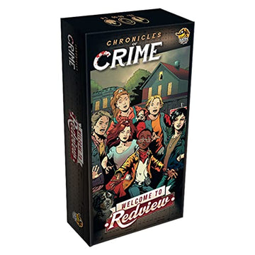 Chronicles of Crime Welcome to Redview Board Game EXPANSION | Mystery Game | Cooperative Game for Kids and Adults | Ages 12+ | 1-4 Players | Avg