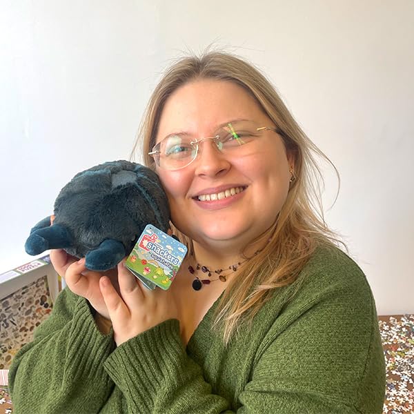 Squishable - Snugglemi Snackers Stag Beetle - Garden Collection - 8 in - Soft Toy Collectible Stuffed Animal - Beans