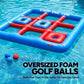 Golf Pong Chip Tac Toe Floating Pool Game, No Club Included