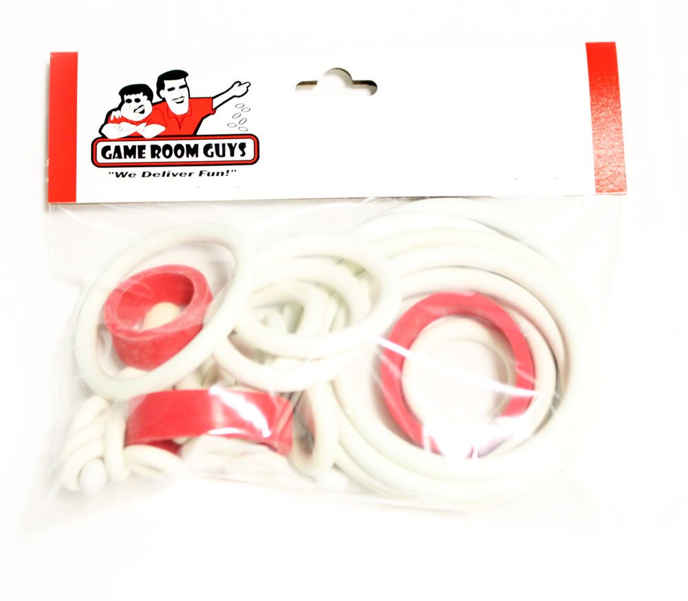 Game Room Guys Bally Flash Gordon Pinball White Rubber Ring Kit