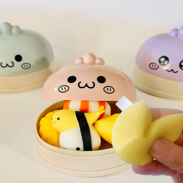 Zorbitz Bento Box Dumpling Toy, Multicolor