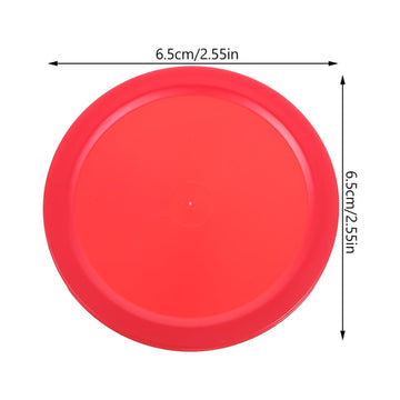 5Pcs Red Mini Air Hockey Table Pucks 50mm Puck Table New 2-inch Convenient and Attractive Air Hockey Arcade and Table Games