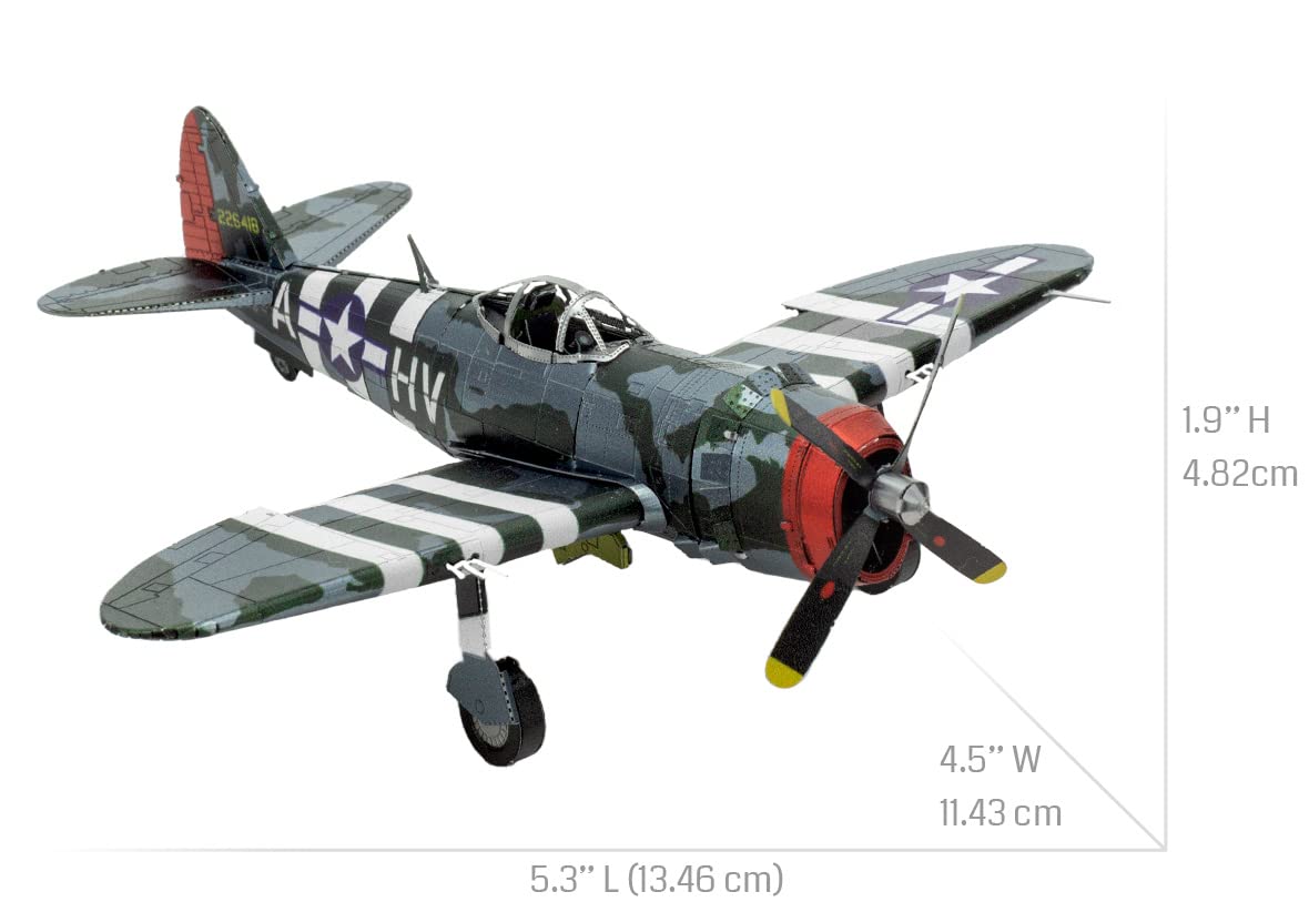 Metal Earth P-47 Thunderbolt 3D Metal Model Kit Fascinations