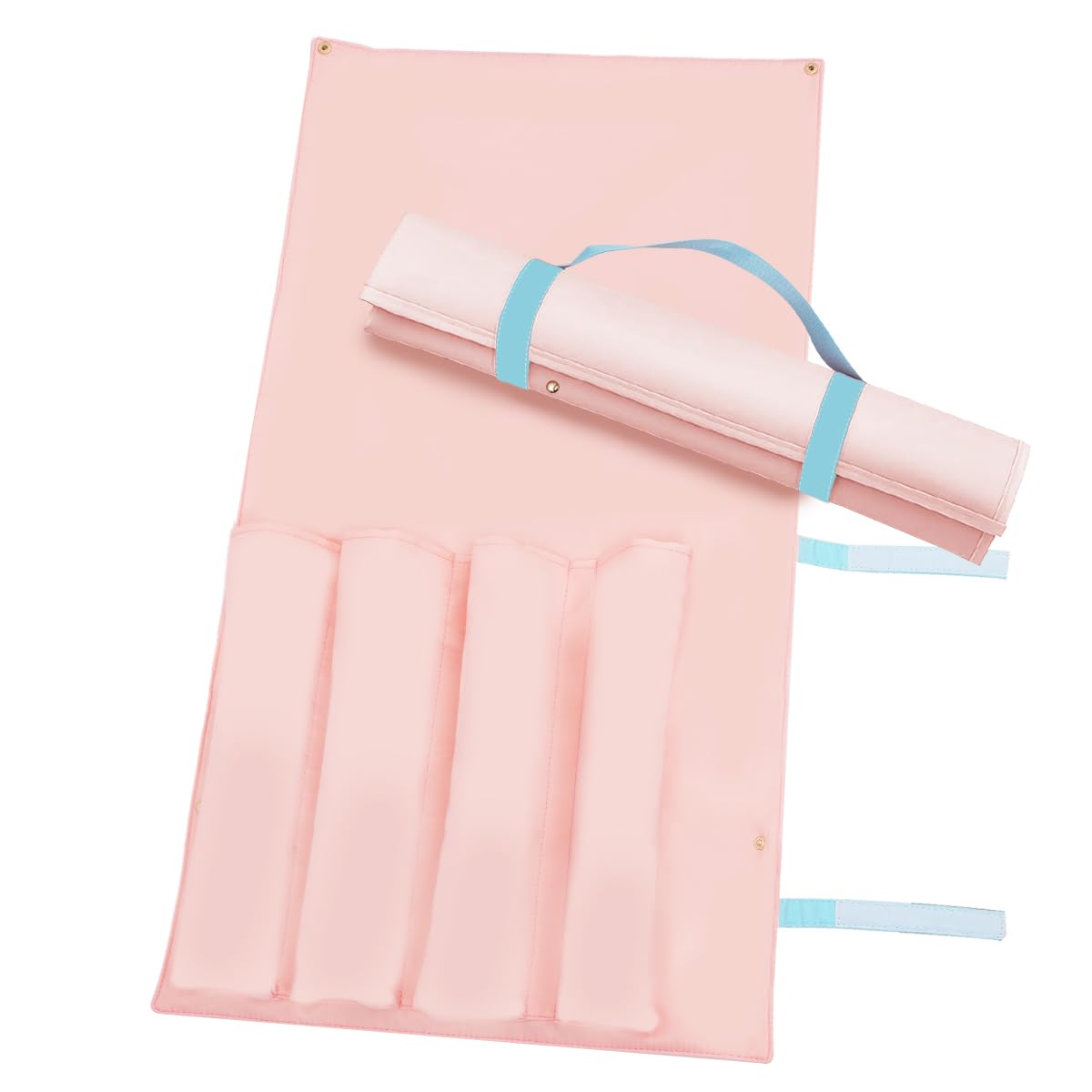 THPWEKK 1 Pcs Mahjong Bags Protective Sleeve for Mahjong Racks and Pushers Tile Bag Accessory 20 Inch, Empty Mah Jong Bag Only(Light Blue,Classic)