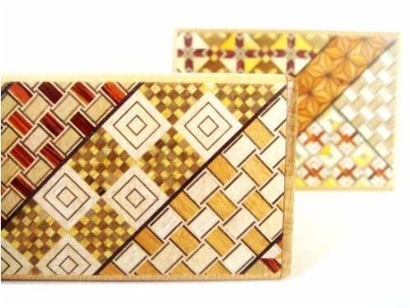 Yosegi Puzzle Box 4 sun 4 steps