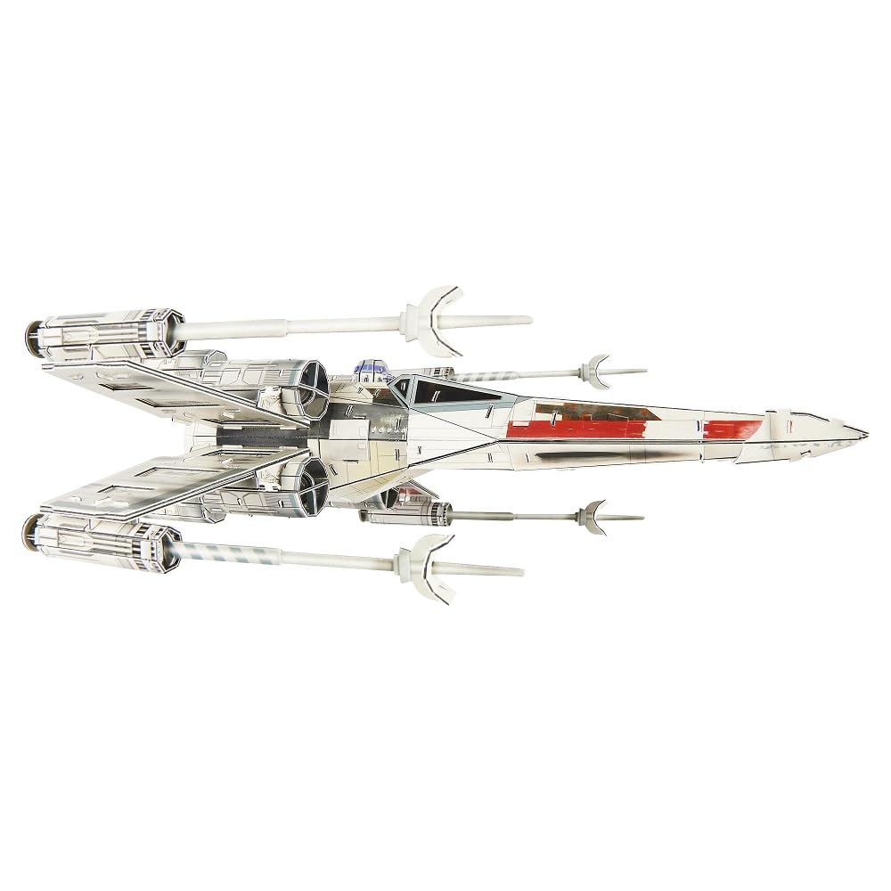 4D Build - Star Wars 3D Puzzle - 160 Piece Star Wars Model - Saga Inspired X-Wing - Adult Puzzle - Collectible Construction Game - Adult Toy - Child