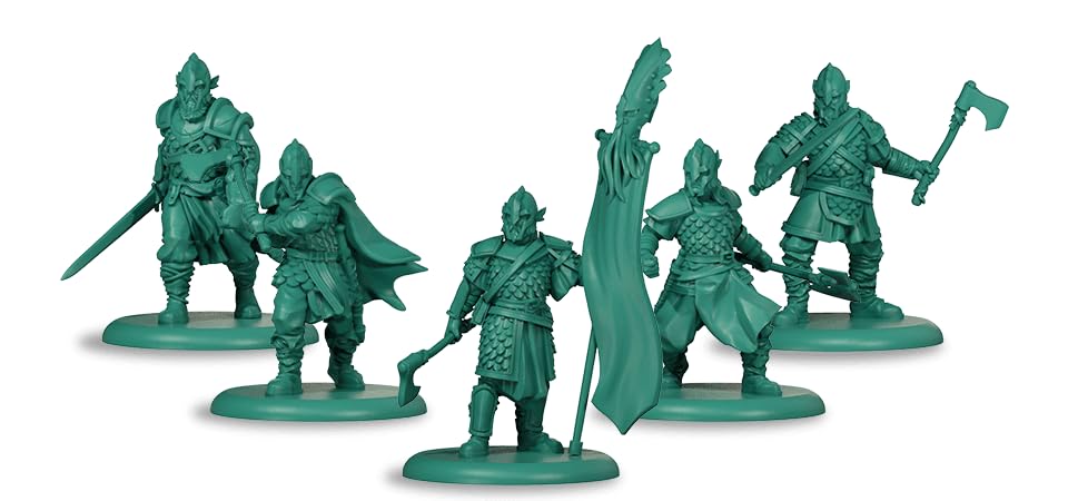 A Song of Ice and Fire Tabletop Miniatures Iron Victory Crew Unit Box (Multilingual Edition) Strategy Game for Adults, Ages 14+, 2+ Players, 45-60