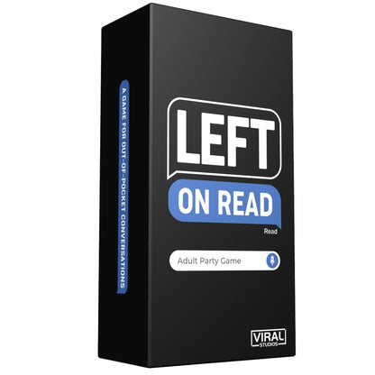 Viral Studios Left on Read - Hilarious Text Message Party Game for Adults | 500 Cards, Fast-Paced Group Fun for Game Nights, Parties, and College