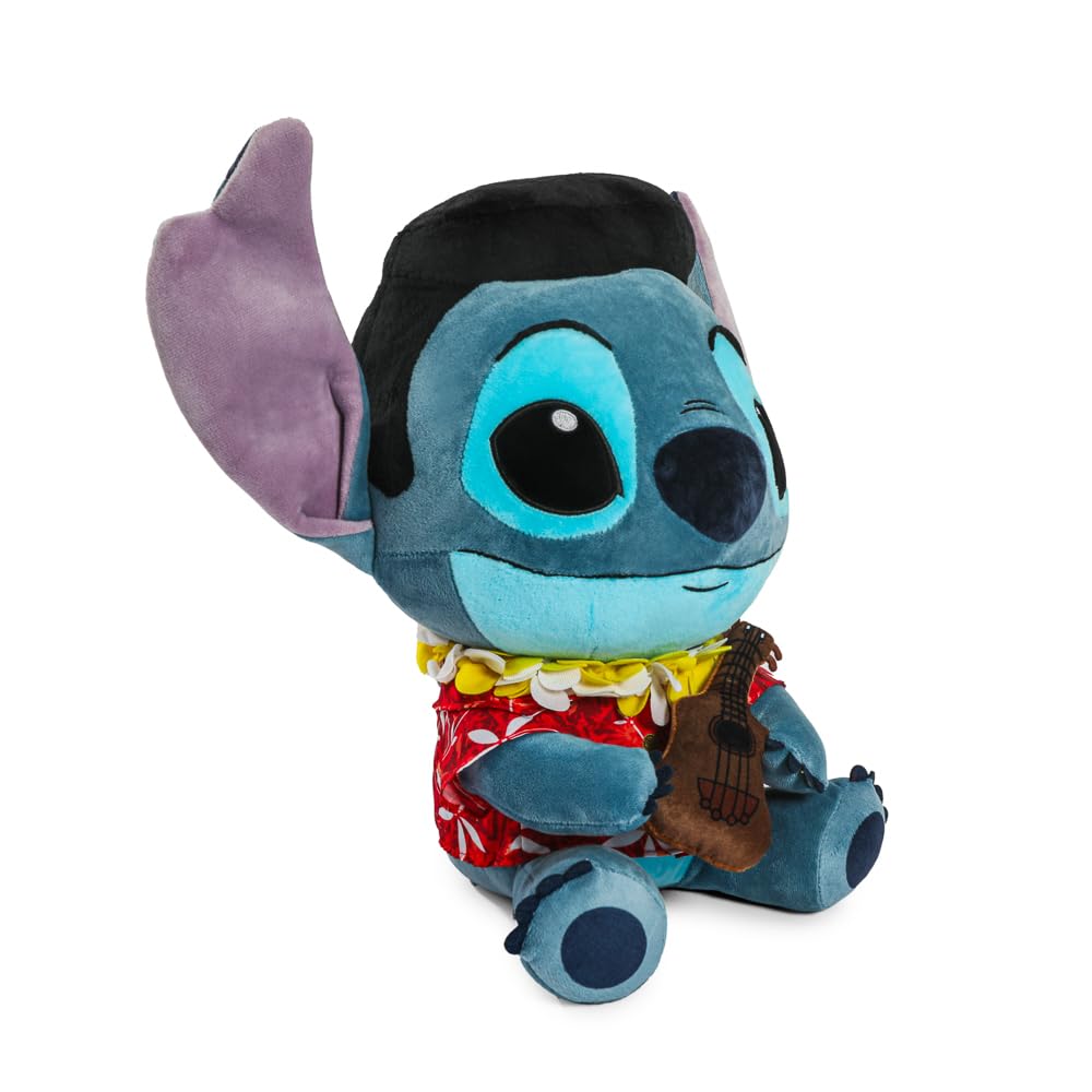 Collectible Disney: Lilo and Stitch- Blue Hawaii Elvis Stitch HugMe Shaking Action Vibrating Plush