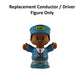 Replacement Part for Fisher-Price Little People Big ABC Animal Train Playset - HCL79 ~ Replacement Conductor/Driver Figure