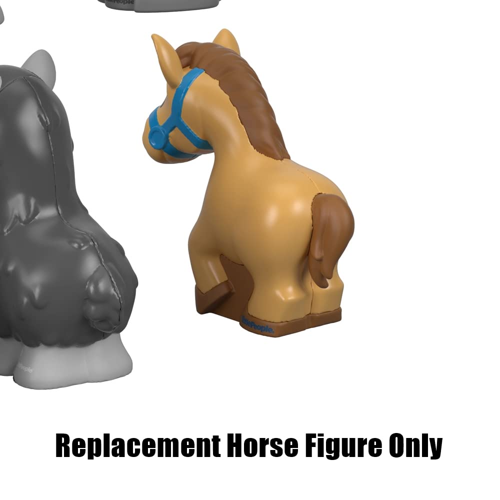Replacement Part for Fisher-Price Little People Farm Animal Friends Playset - GFL21 ~ Replacement Light Brown Horse Figure