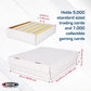 BCW Super Monster 5 Row Trading Card Storage Box - 5ct | Holds 5000 Standard Trading Cards & 7000 Gaming Cards | Card Storage Box for Basketball