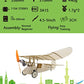 Dancing Wings Hobby K0704 RC Plane Ultra-Micro Balsawood Airplane Model 358mm Newton Kit with Power System