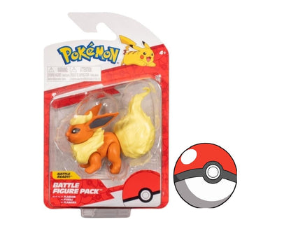 Pokemon Clip N Go Battle Feature Figure Set and Action Ready (Flareon)