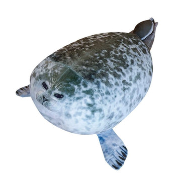 TONGMAN Chubby Blob Seal Pillow Seal Plush Toy -Soft Stuffed Animal Toy Cute Room Decor Ocean Animals Pillow for Bed Sofa, Kids Gifts