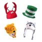 TD.IVES 6 Pack Funny Adult Novelty Party Hats - Assorted Costume Hats, Photo Booth Props Hats for Dress Up Parties, Halloween, Birthdays