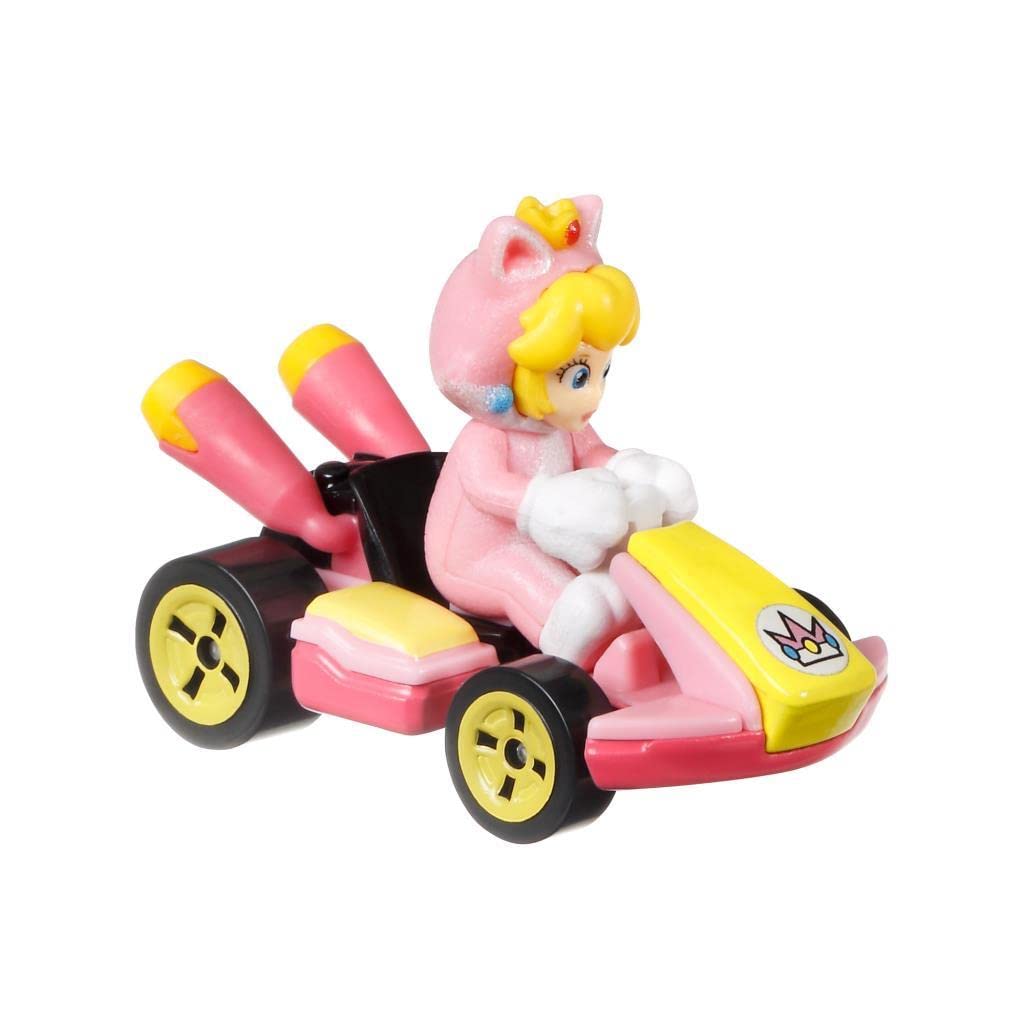 Hot Wheels Cat Peach Mario Kart
