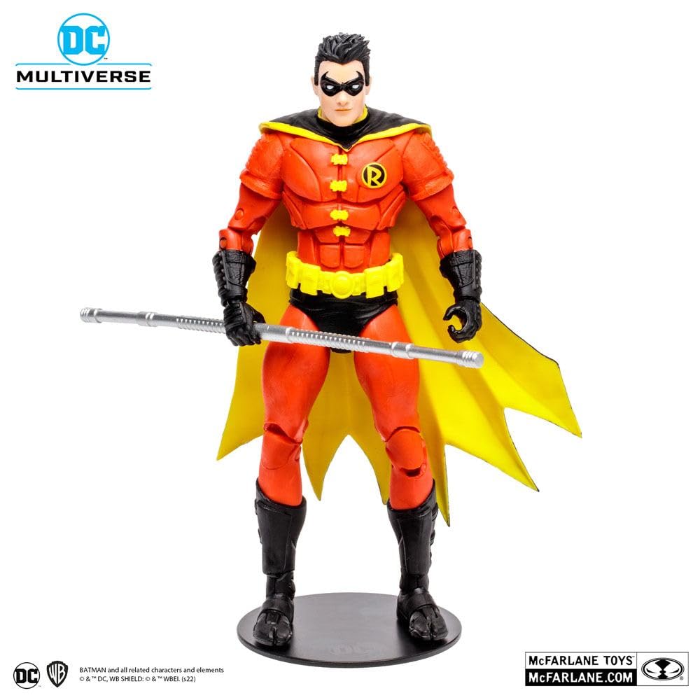 McFarlane Toys - DC Multiverse 7IN - Robin (Tim Drake RED Suit Variant)