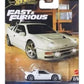 Hot Wheels Fast & Furious Die-Cast Cars Collection Bundle, 5 Vehicles, Toyota AE86, Ford RS200, Plymouth AAR Cuda, Nissan Skyline GT-R, Honda NSX-R