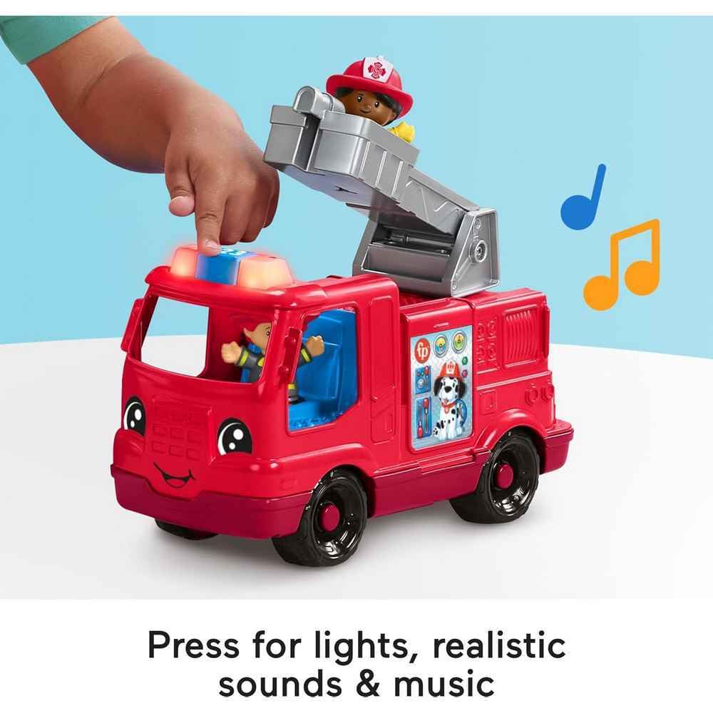 Fisher-Price Little People Fire Truck Toddler Toy